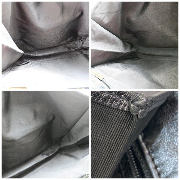 CHANEL CC Logo Crossbody Shoulder Bag Leather Black GHW Italy Vintage - Picture 11 of 15